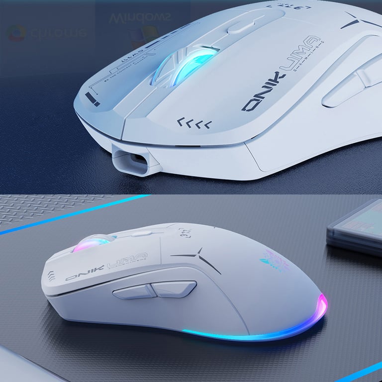 ONIKUMA CW917 Gaming sans fil LED RGB 2800 DPI Neuf - vue 3