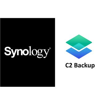 Serveur NAS Sunology C2 Backup, License pour 1 an, 500 GB