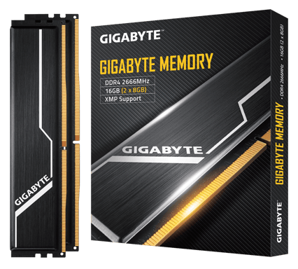 Memoria Gigabyte 16 GB (2 x 8 GB) DDR4 2666 MHz C16