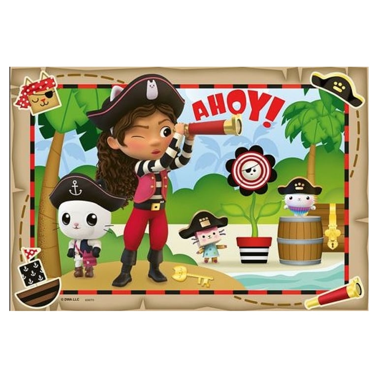 Puzzles 2 x 24 pièces : La fête des pirates Gabby' Dollhouse Ravensburger France - vue 4
