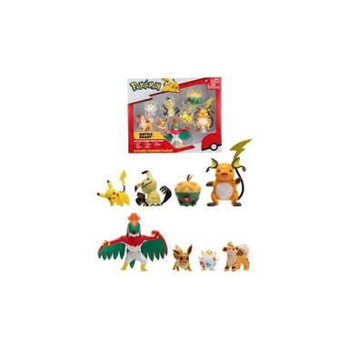 Pack 8 Figurines Pokémon Battle