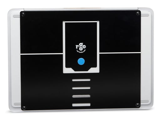 R-Go Tools Support pour ordinateur portable R-Go Riser Attachable, réglable, intégré à votre ordinateur portable, aluminium, noir