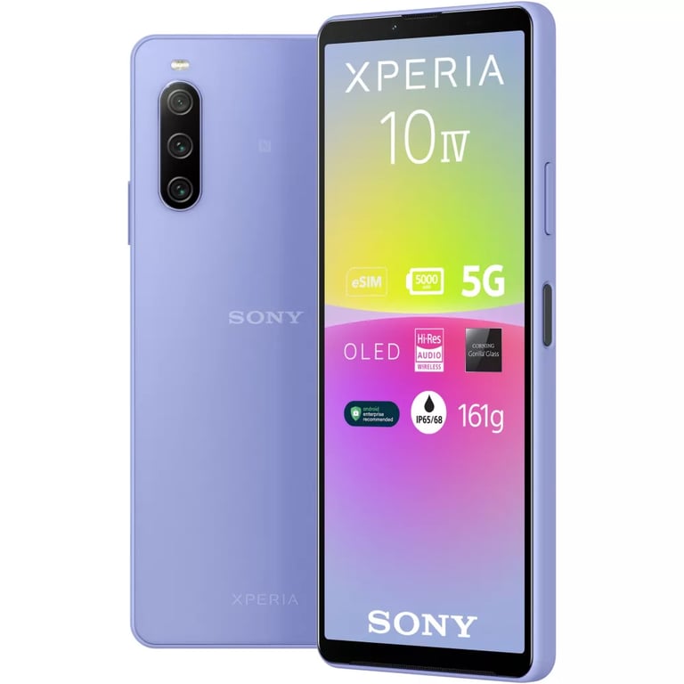 Sony Xperia 10 IV 5G Lavande - vue 2