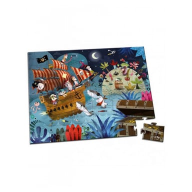 Puzzle infantil de 36 piezas en busca del tesoro