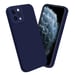 Coque pour Apple iPhone 11 PRO MAX en FLUID BLEU FONCÉ Housse de protection Étui en silicone TPU flexible