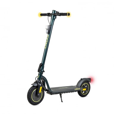 Trottinette électrique - LINEAR 350W, autonomie de 25 km, freins à disque, roues de 8,5'', éclairage LED, écran LCD - vert