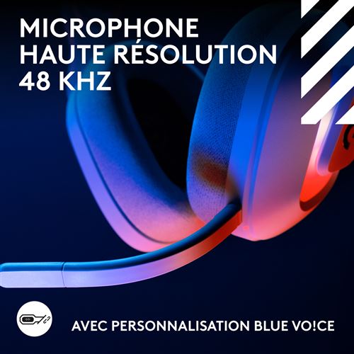 Casque Gaming Logitech G Astro A20 X Lightspeed – Bluetooth, Micro à Tige 48 kHz - vue 9