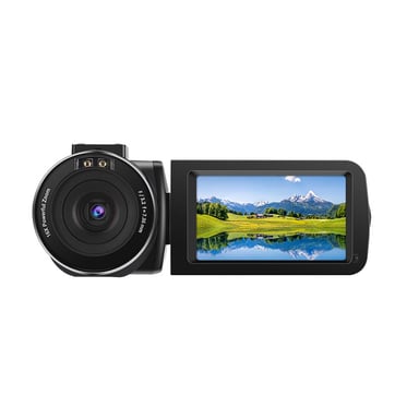 Videocamera 2.7K/36MP/zoom 16x/visione notturna IR