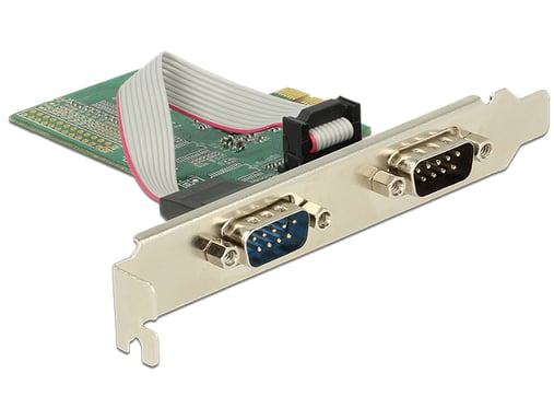 DeLOCK 89555 scheda di interfaccia e adattatore Interno Seriale (Delock PCI Express Card  2 x Serial R)