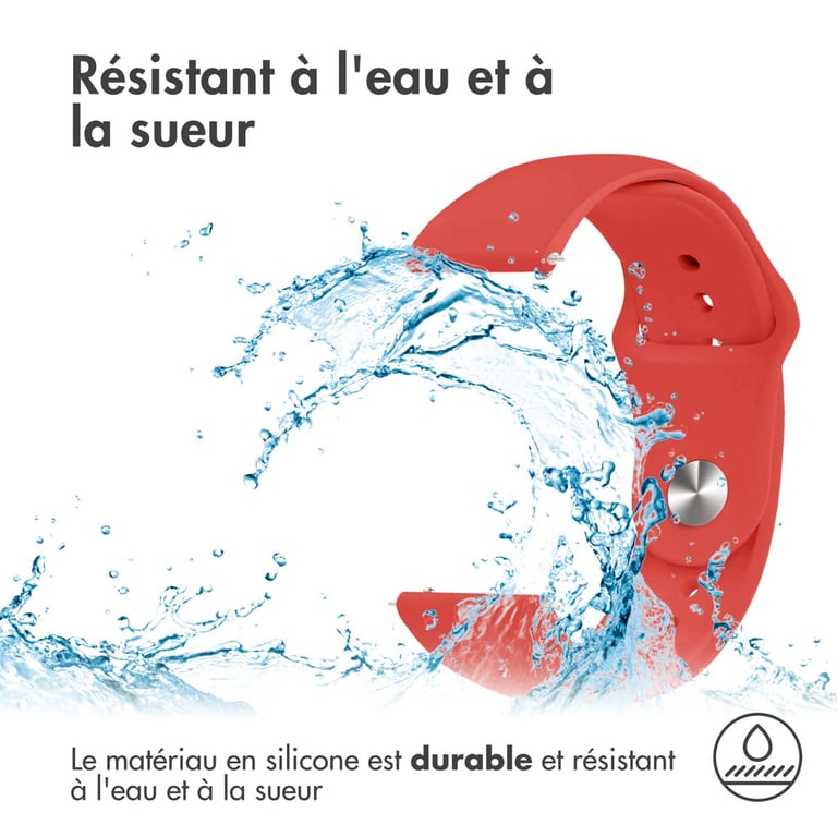 imoshion Bracelet Sport en silicone Connexion universelle de 22 mm Neuf - vue 5