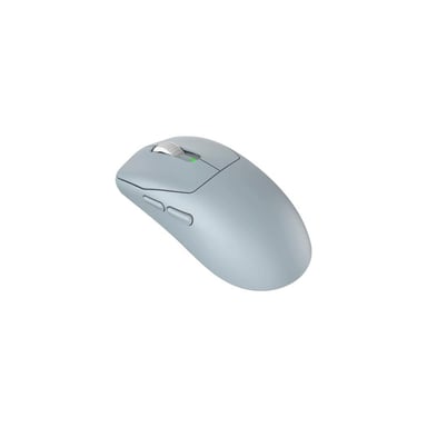 Mouse gaming MSI Forge GM340 senza fili RF 2,4 GHz + Bluetooth 5.2 12000 DPI ambidestro 6 pulsanti Blu chiaro