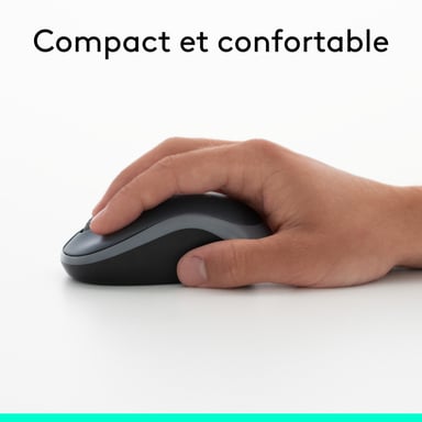 LOGITECH - ratón óptico inalámbrico - M185 Azul