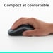 LOGITECH - ratón óptico inalámbrico - M185 Azul