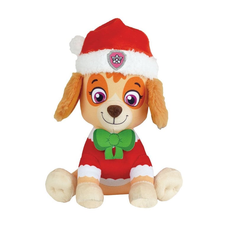 Lot de 3 Peluches PatPatrouille – Chase, Stella et Marcus Version Noël - vue 3