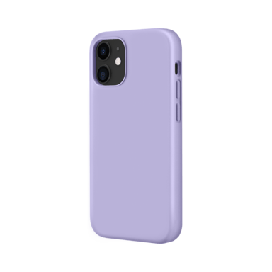 Funda antigolpes de gel de silicona suave para Apple iPhone 12 mini, Violeta lila