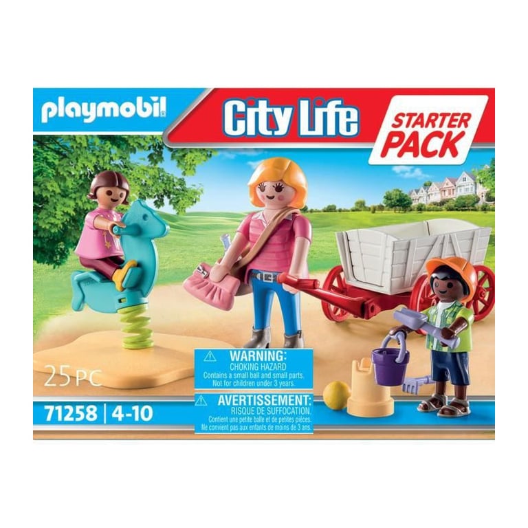 Playmobil City Life 71258 Nourrice Avec Enfants Starter Pack - vue 3