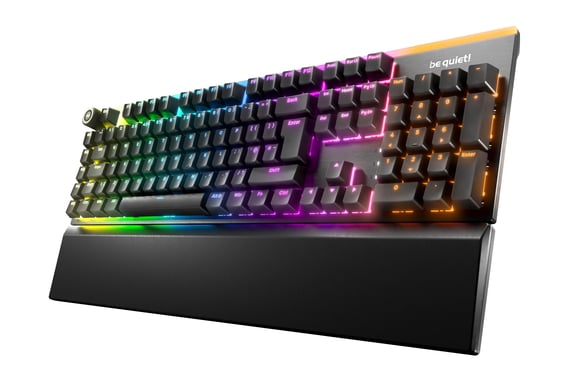be quiet! Light Mount Silent Linear UK ISO tastiera Gaming USB QWERTY Inglese UK Nero