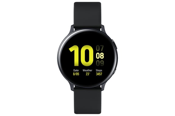 Samsung Galaxy Watch Active2 3,56 cm (1.4'') OLED 44 mm Numérique 360 x 360 pixels Noir Wifi GPS (satellite)