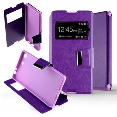 Etui Folio Violet compatible Sony Xperia M5