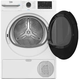 Seche linge Pompe a chaleur Eco Sense 10 kg Classe D tambour : Inox A alveoles Aquawave Parois laterales : Box in Box Silence Afficheur digital Affichage du temps restant - vue 7
