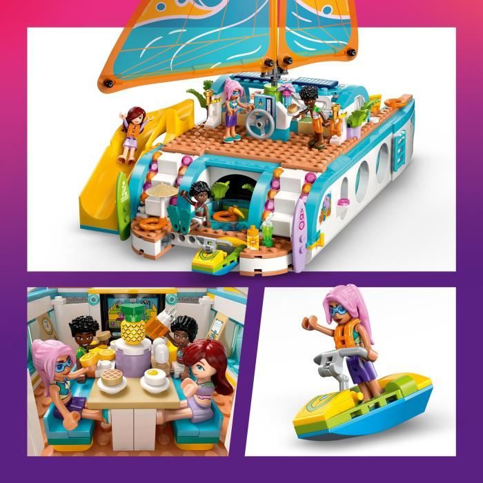 Friends 42664 L'Aventure en Bateau - Jeu Créatif  des 8 ans avec Dauphins - Neuf