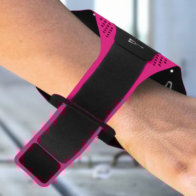 Swissten SV0155232010 funda para teléfono móvil 17,8 cm (7'') Brazalete caso Rosa