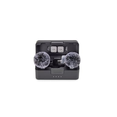 DJI Mic Mini 2 Kit micro sans fil 2 émetteurs + 1 récepteur mobile noir et blanc 48 kHz 24 bits réduction de bruit