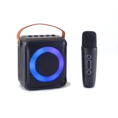 Mini altavoz Bluetooth KARAOKE en negro