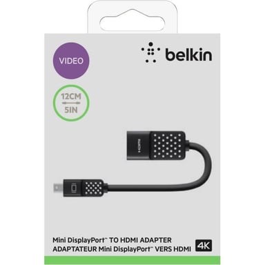BELKIN Adaptador de Mini DisplayPort a HDMI - 4K
