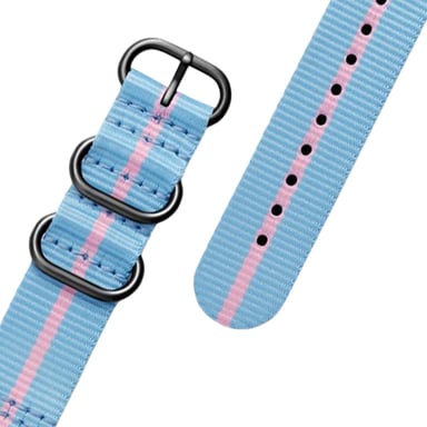 Samsung Correa NATO Samsung GP-R600BREECAF para Gear Sport Azul / Rosa