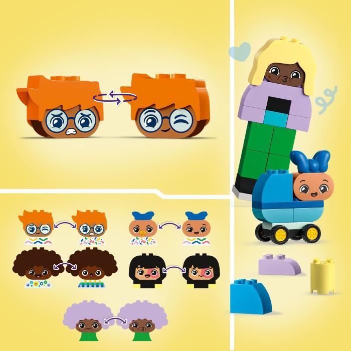 Lego Duplo Town Personnages À Construire Aux Différentes Émotions 10423 Lego - vue 5