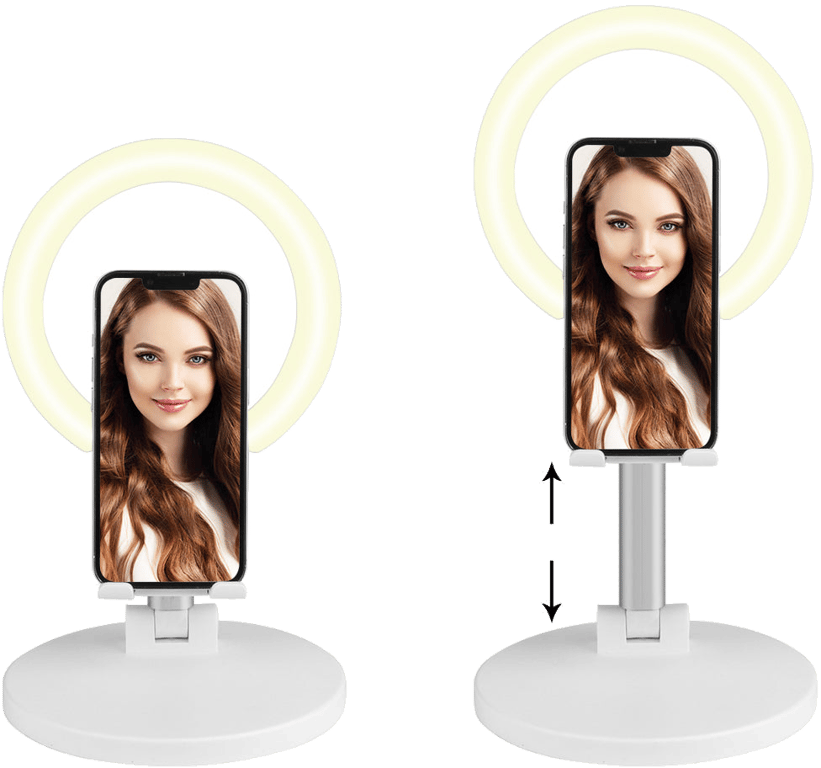 Support Téléphone Ring Light