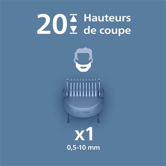 Tondeuse Barbe Philips BT3617/15 – Rechargeable, 20 Réglages, 100% Étanche - vue 7