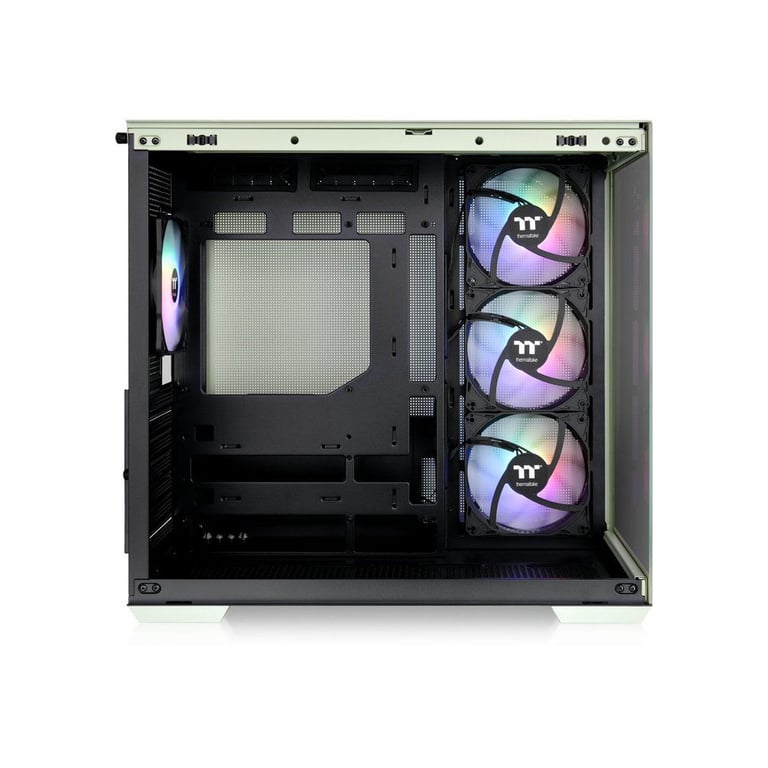 Boîtier PC Thermaltake View 380 TG ARGB Mid Tower ATX panneaux en verre trempé éclairage A-RGB Matcha Green - Neuf