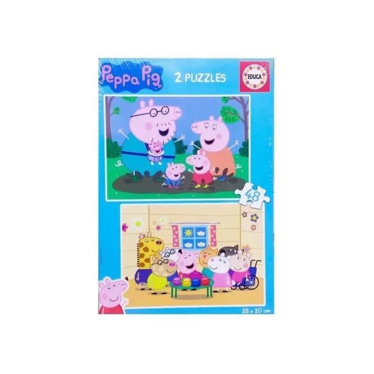 Puzzle EDUCA Peppa Pig 2 x 48 pièces - vue 6