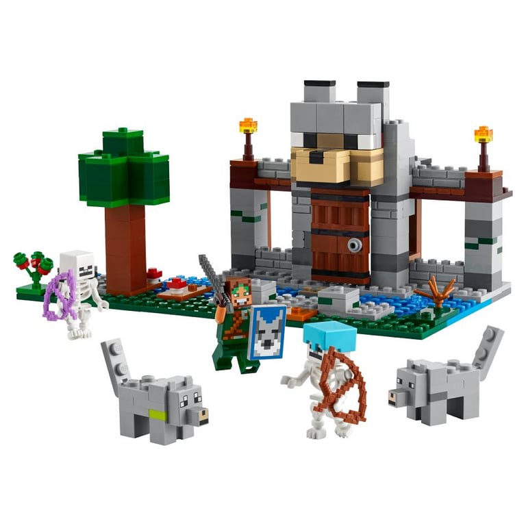 Lego Minecraft La Forteresse Du Loup 21261 Lego La Boite - vue 4