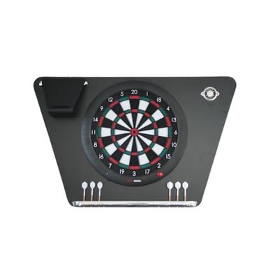 Support Noir de Fléchette et Cible Personnalisable pour Salle de Jeux
