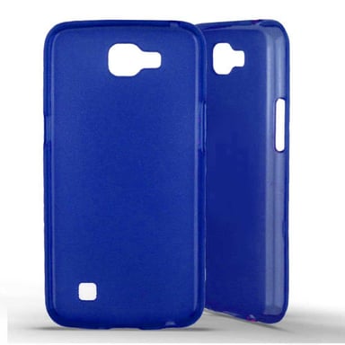 Coque silicone unie compatible Givré Bleu LG K4