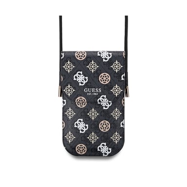 Guess Bandolera Universal Smartphone Modelo 4G Peony Ranura para tarjetas Negro