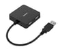 Hama 00300081 hub & concentrateur USB 2.0 Type-A 480 Mbit/s Noir