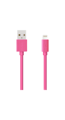 Câble Lightning certifié MFi Apple Charge/Sync (3M), Pink Bonbon