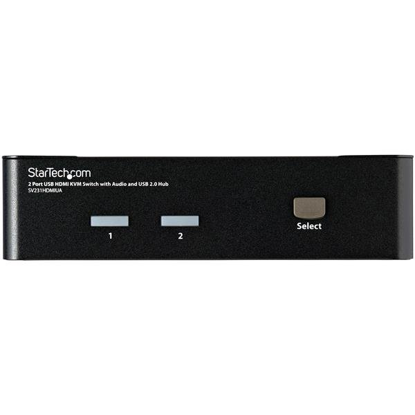 StarTech.com KVM switch écran clavier 2 ports HDMI USB et Audio - vue 5