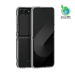 Funda híbrida transparente de plástico reciclado resistente a golpes para Samsung Galaxy Z Flip6