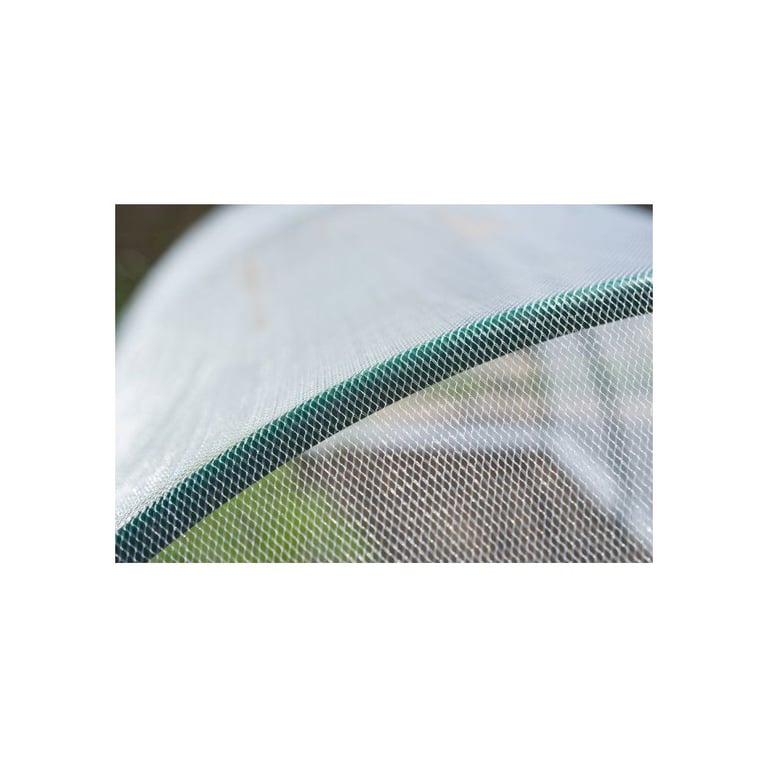 Filet anti-insectes NATURE 2 x 5 m maille 1,8 x 1,8 mm PE traité UV blanc - Neuf