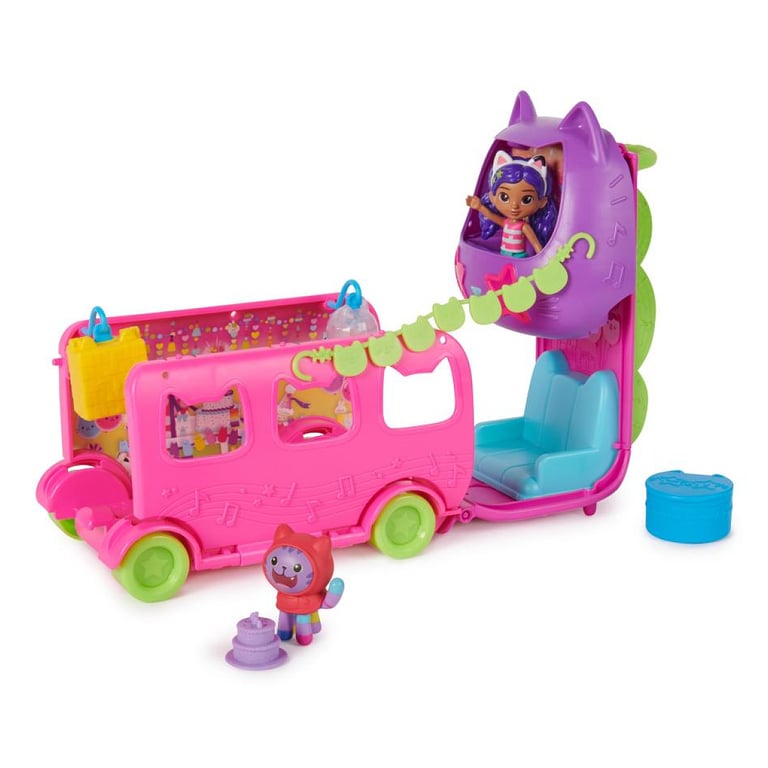 Bus Disco Transformable avec Gabby et Ses Amis - Aventure Magique - Neuf