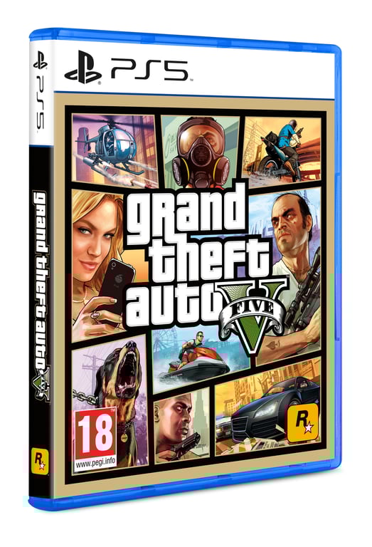 Jeu playstation 5 Rockstar Grand Theft Auto V GTA 5 - vue 4