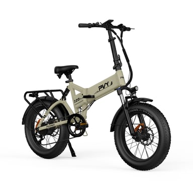 Bicicleta eléctrica todoterreno PVY Z20 Plus, batería de 48 V y 16,5 Ah, triple suspensión - amarilla