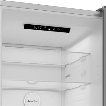 Réfrigérateur congélateur en bas BEKO B3RCNE415HXB 415 L froid ventilé HarvestFresh AeroFlow métal brossé