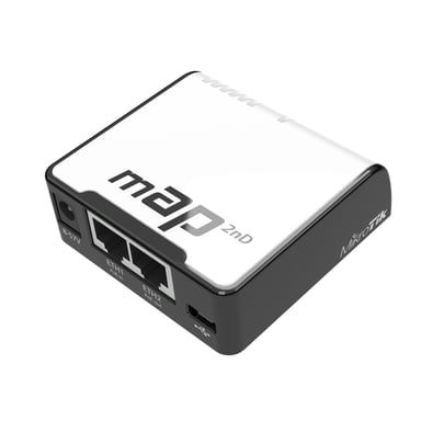 Mikrotik mAP Negro, Blanco Energía sobre Ethernet (PoE)