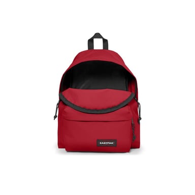 Sac à dos EASTPAK Padded Pak'r EK0006201O9 Rouge Scarlet compact avec dos et bretelles rembourrés, fermeture zippée haut et poche avant zippée Noir